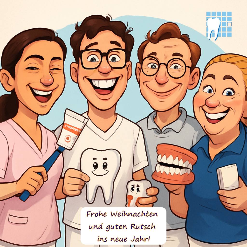 WEIHNACHTSWÜNSCHE 2 Team Karikatur